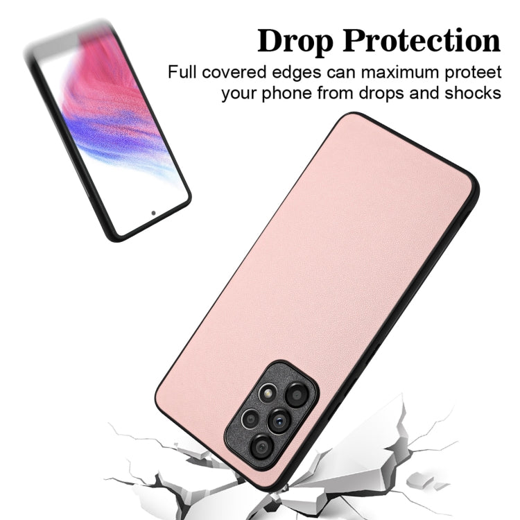 For Samsung Galaxy A52 5G R20 Leather Pattern Phone Single Case