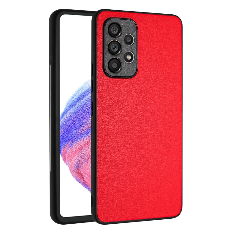 For Samsung Galaxy A52 5G R20 Leather Pattern Phone Single Case