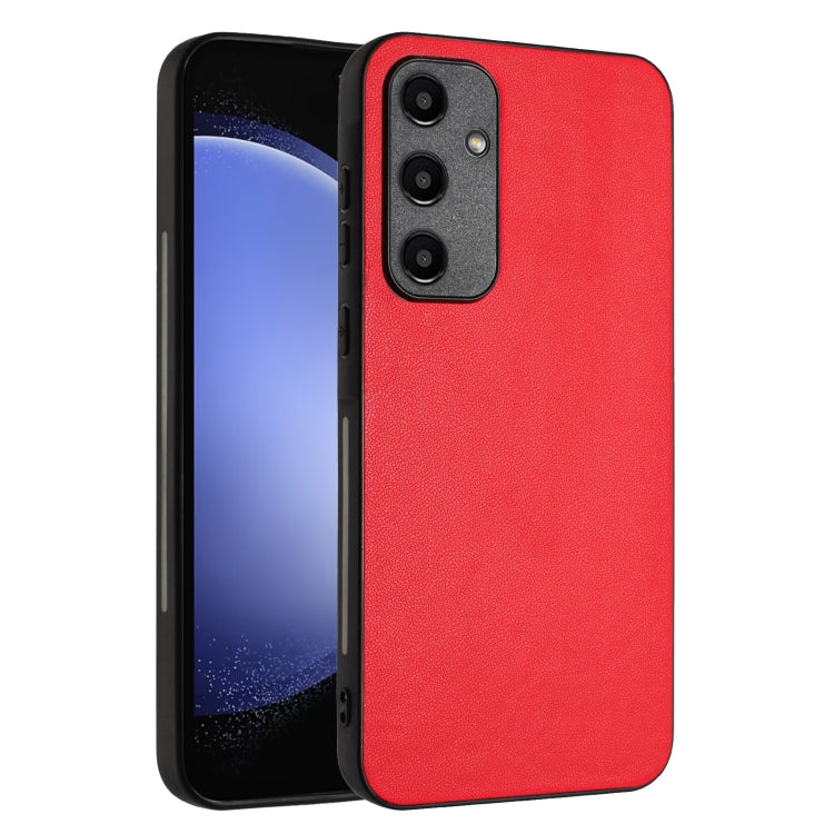 For Samsung Galaxy A55 5G R20 Leather Pattern Phone Single Case