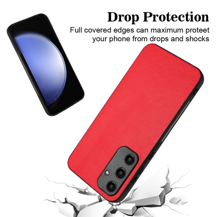 For Samsung Galaxy A55 5G R20 Leather Pattern Phone Single Case
