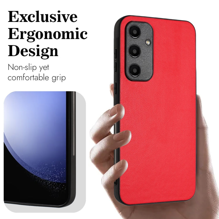 For Samsung Galaxy A55 5G R20 Leather Pattern Phone Single Case