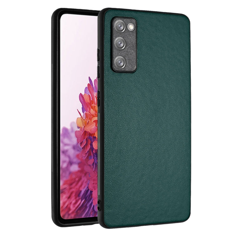 For Samsung Galaxy S20 FE R20 Leather Pattern Phone Single Case