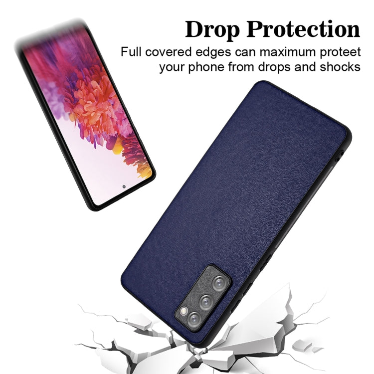 For Samsung Galaxy S20 FE R20 Leather Pattern Phone Single Case