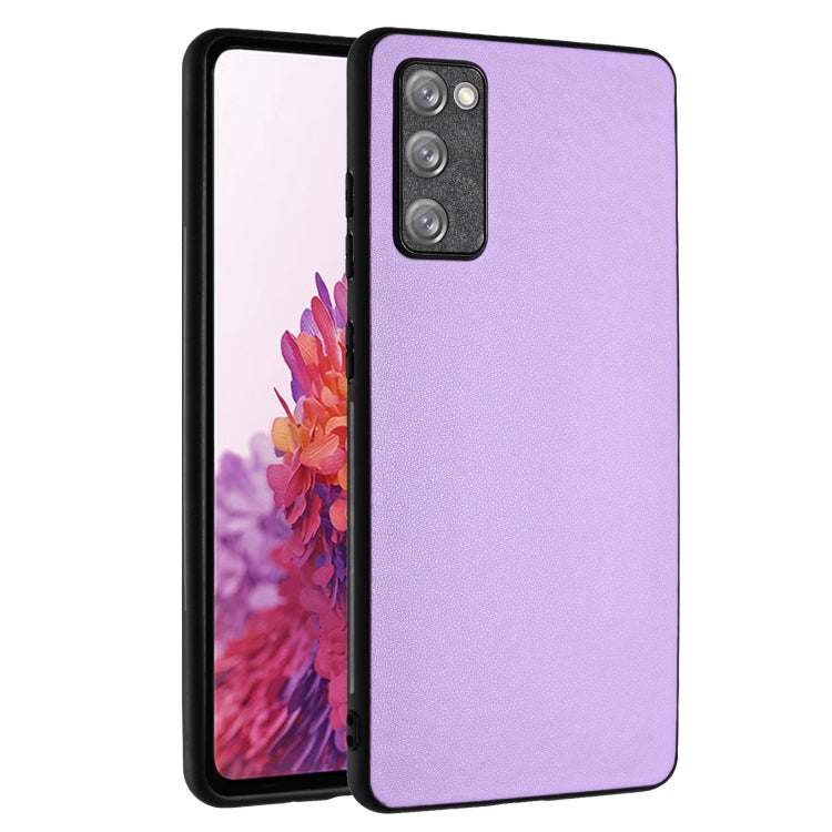 For Samsung Galaxy S20 FE R20 Leather Pattern Phone Single Case