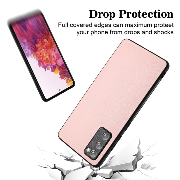 For Samsung Galaxy S20 FE R20 Leather Pattern Phone Single Case