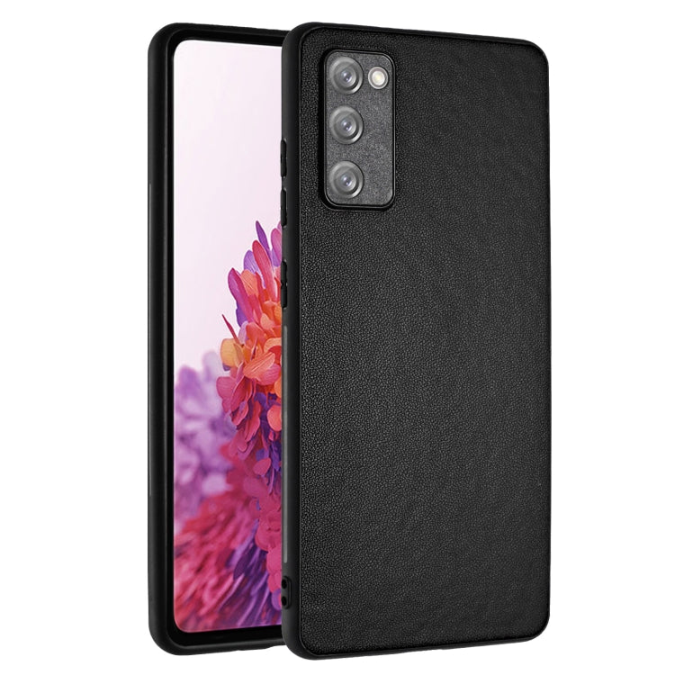 For Samsung Galaxy S20 FE R20 Leather Pattern Phone Single Case