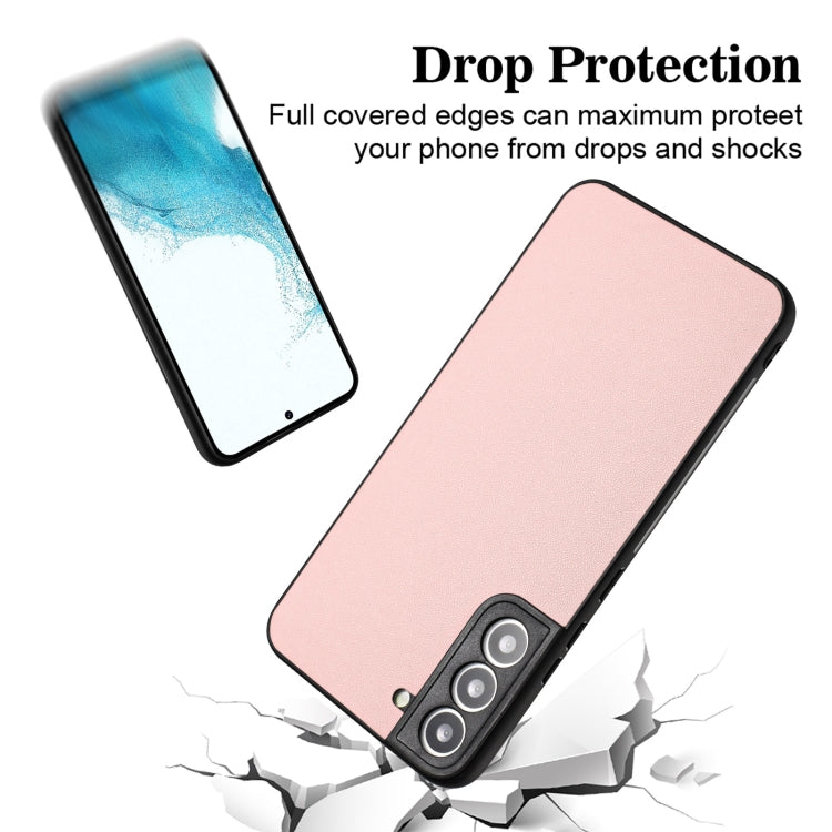 For Samsung Galaxy S21 FE 5G R20 Leather Pattern Phone Single Case