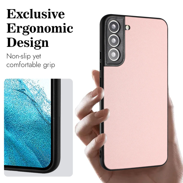For Samsung Galaxy S21 FE 5G R20 Leather Pattern Phone Single Case