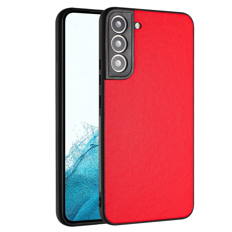 For Samsung Galaxy S21 FE 5G R20 Leather Pattern Phone Single Case