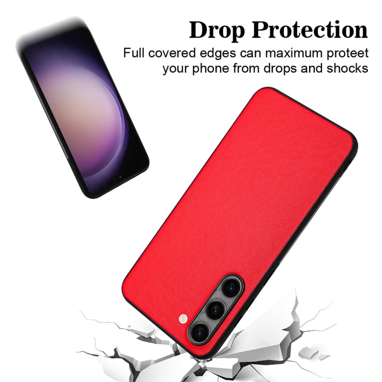 For Samsung Galaxy S23 5G R20 Leather Pattern Phone Single Case