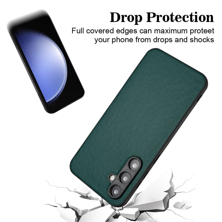 For Samsung Galaxy S23 FE 5G R20 Leather Pattern Phone Single Case