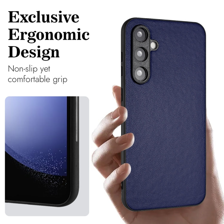 For Samsung Galaxy S23 FE 5G R20 Leather Pattern Phone Single Case