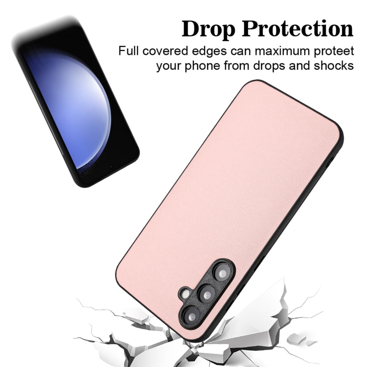 For Samsung Galaxy S23 FE 5G R20 Leather Pattern Phone Single Case