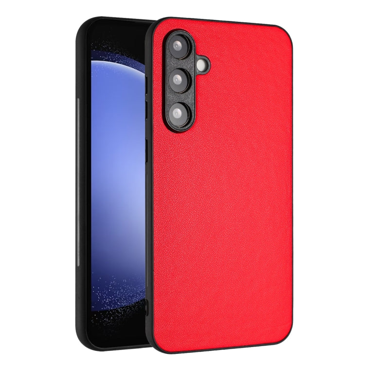 For Samsung Galaxy S23 FE 5G R20 Leather Pattern Phone Single Case