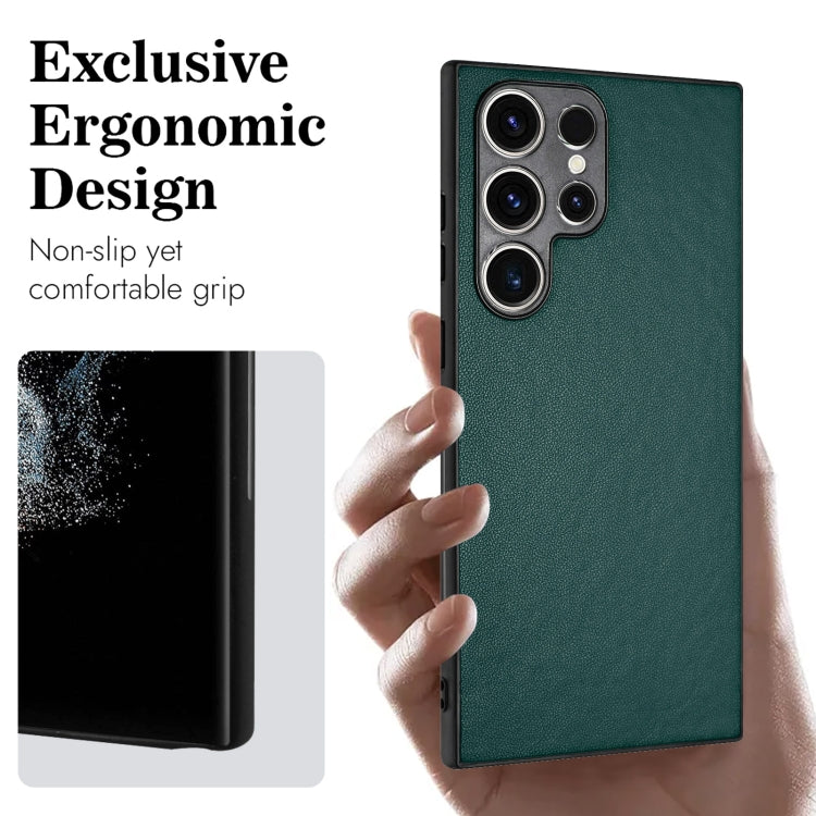 For Samsung Galaxy S23 Ultra 5G R20 Leather Pattern Phone Single Case