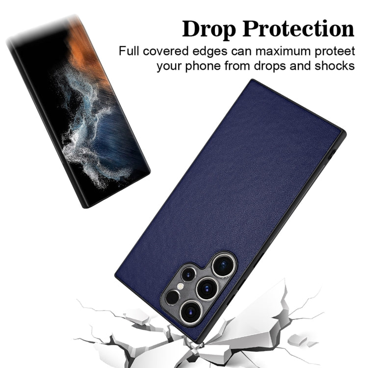 For Samsung Galaxy S23 Ultra 5G R20 Leather Pattern Phone Single Case