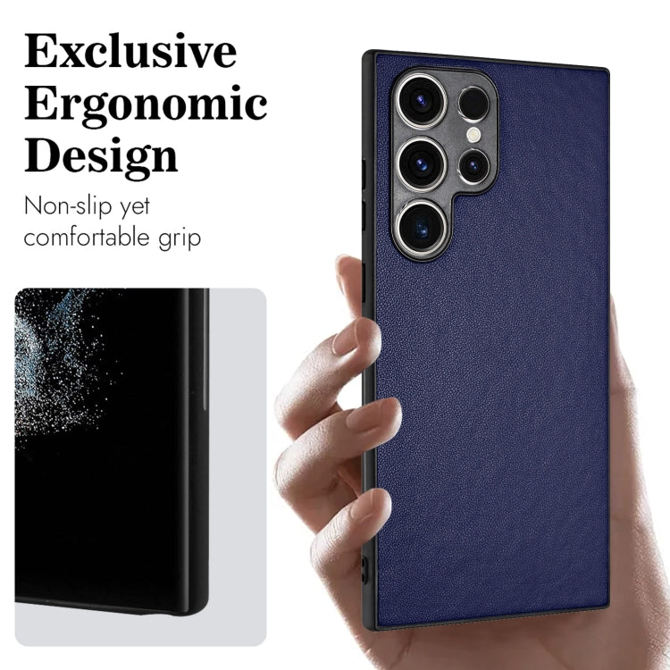 For Samsung Galaxy S23 Ultra 5G R20 Leather Pattern Phone Single Case