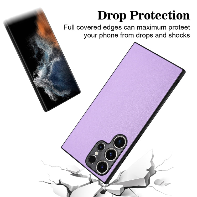 For Samsung Galaxy S23 Ultra 5G R20 Leather Pattern Phone Single Case