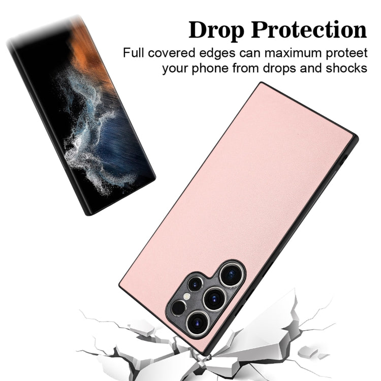 For Samsung Galaxy S23 Ultra 5G R20 Leather Pattern Phone Single Case