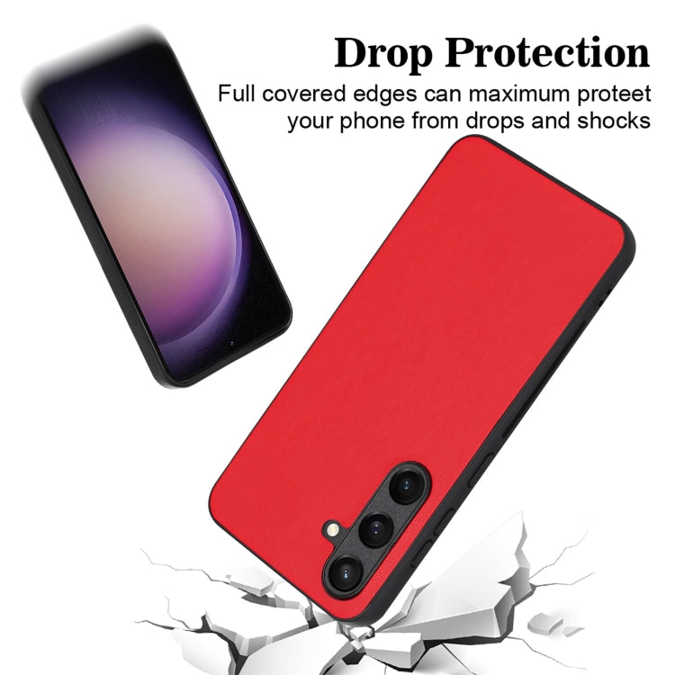 For Samsung Galaxy S24+ 5G R20 Leather Pattern Phone Single Case