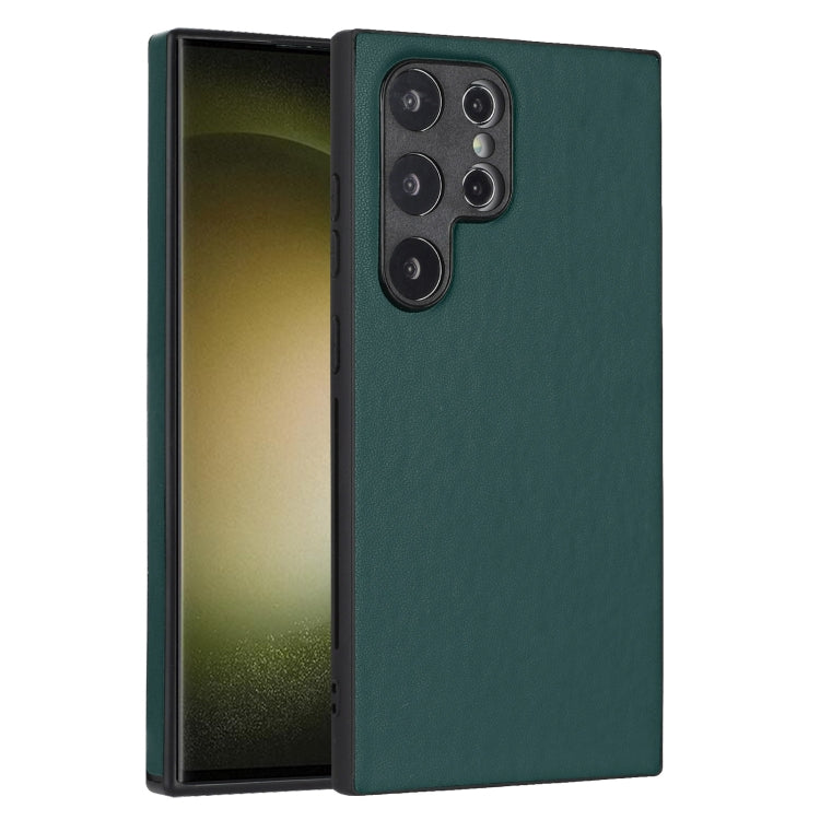 For Samsung Galaxy S24 Ultra 5G R20 Leather Pattern Phone Single Case