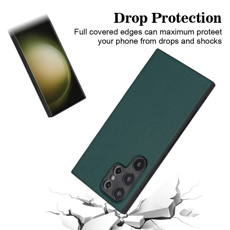 For Samsung Galaxy S24 Ultra 5G R20 Leather Pattern Phone Single Case