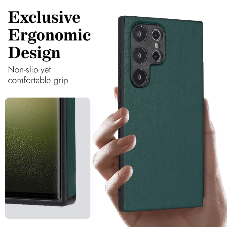 For Samsung Galaxy S24 Ultra 5G R20 Leather Pattern Phone Single Case