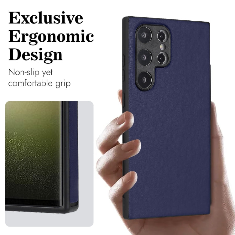 For Samsung Galaxy S24 Ultra 5G R20 Leather Pattern Phone Single Case