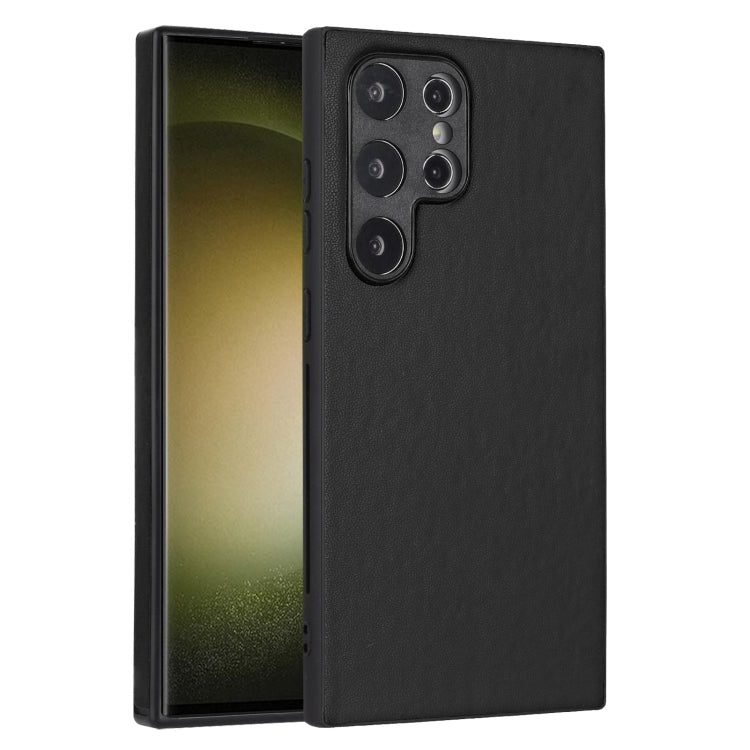For Samsung Galaxy S24 Ultra 5G R20 Leather Pattern Phone Single Case