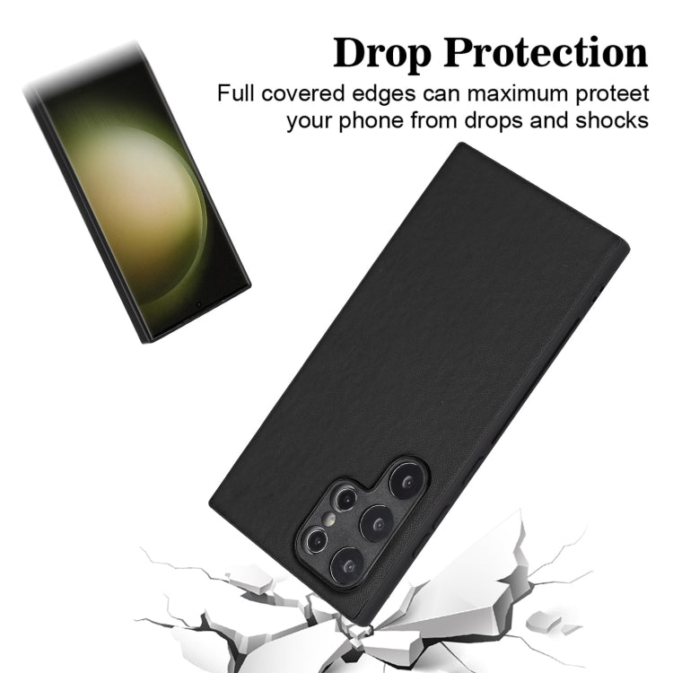 For Samsung Galaxy S24 Ultra 5G R20 Leather Pattern Phone Single Case