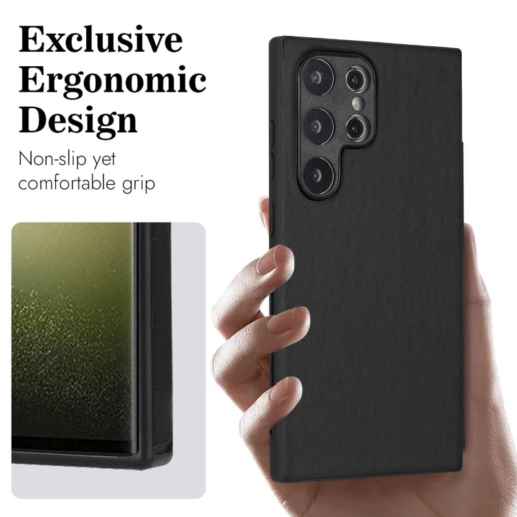 For Samsung Galaxy S24 Ultra 5G R20 Leather Pattern Phone Single Case