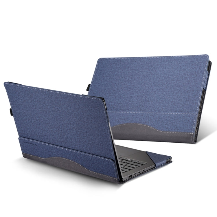 For HP Spectre 13 inch 13-aw Leather Laptop Shockproof Protective Case
