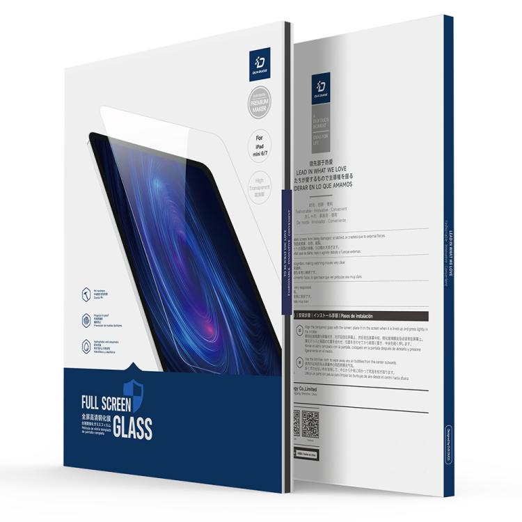 For iPad mini 6 / mini 2024 5pcs DUX DUCIS 0.33mm 9H HD Full Screen Tempered Glass Film