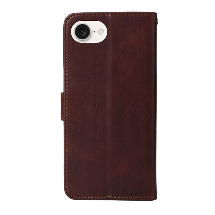 For iPhone 17e / 16e Classic Calf Texture Flip Leather Phone Case