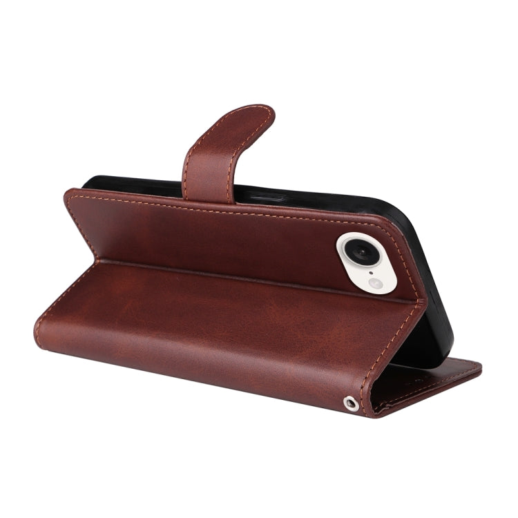 For iPhone 17e / 16e Classic Calf Texture Flip Leather Phone Case