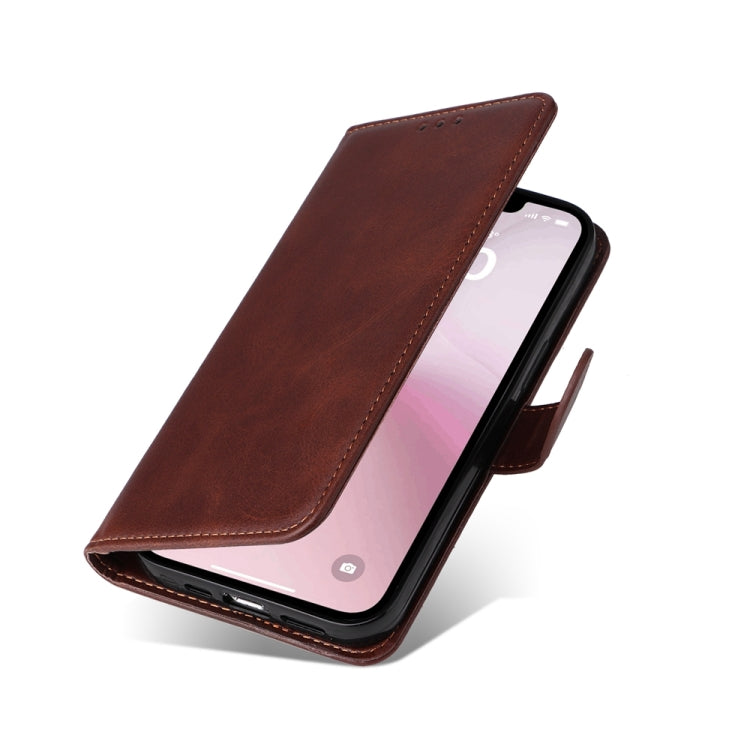 For iPhone 17e / 16e Classic Calf Texture Flip Leather Phone Case