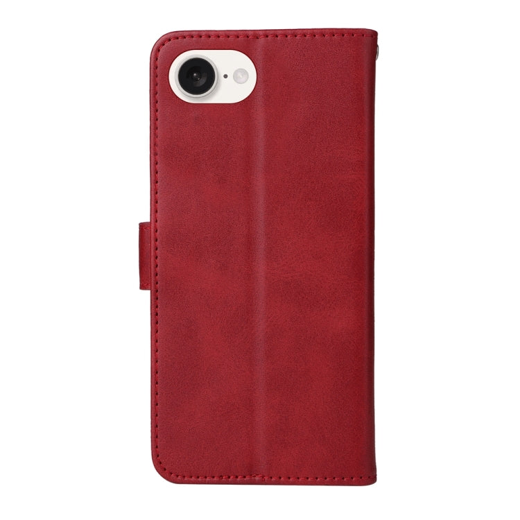 For iPhone 17e / 16e Classic Calf Texture Flip Leather Phone Case