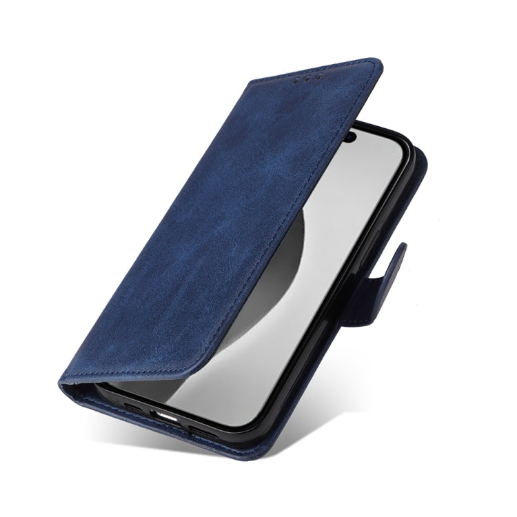 For iPhone 16 Pro Max Classic Calf Texture Flip Leather Phone Case