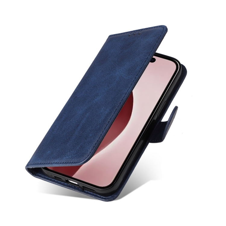 For iPhone 16 Pro Classic Calf Texture Flip Leather Phone Case