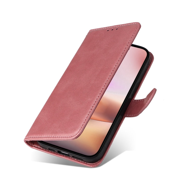 For iPhone 16 Plus Classic Calf Texture Flip Leather Phone Case