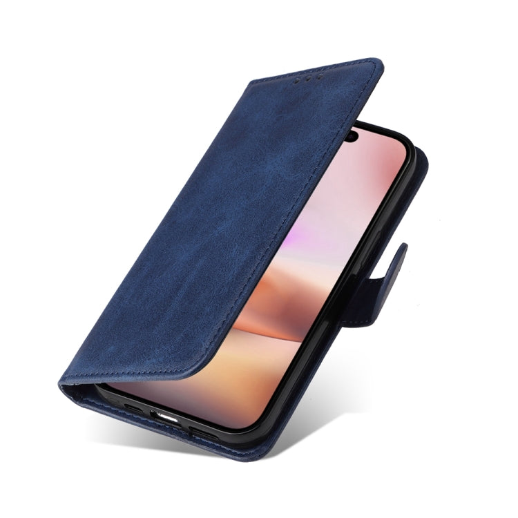 For iPhone 16 Plus Classic Calf Texture Flip Leather Phone Case