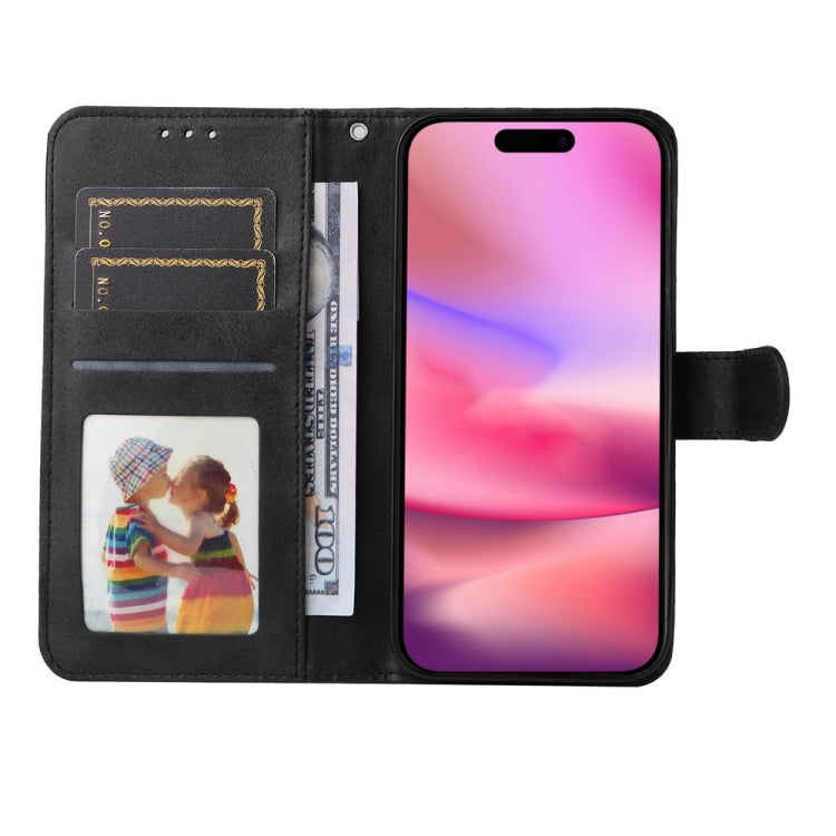 For iPhone 16 Classic Calf Texture Flip Leather Phone Case