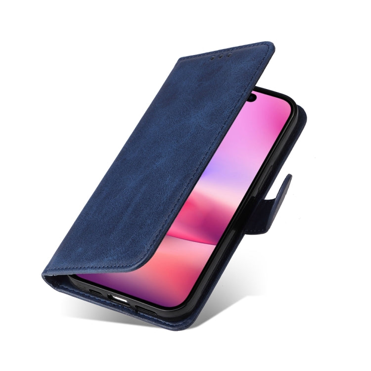 For iPhone 16 Classic Calf Texture Flip Leather Phone Case