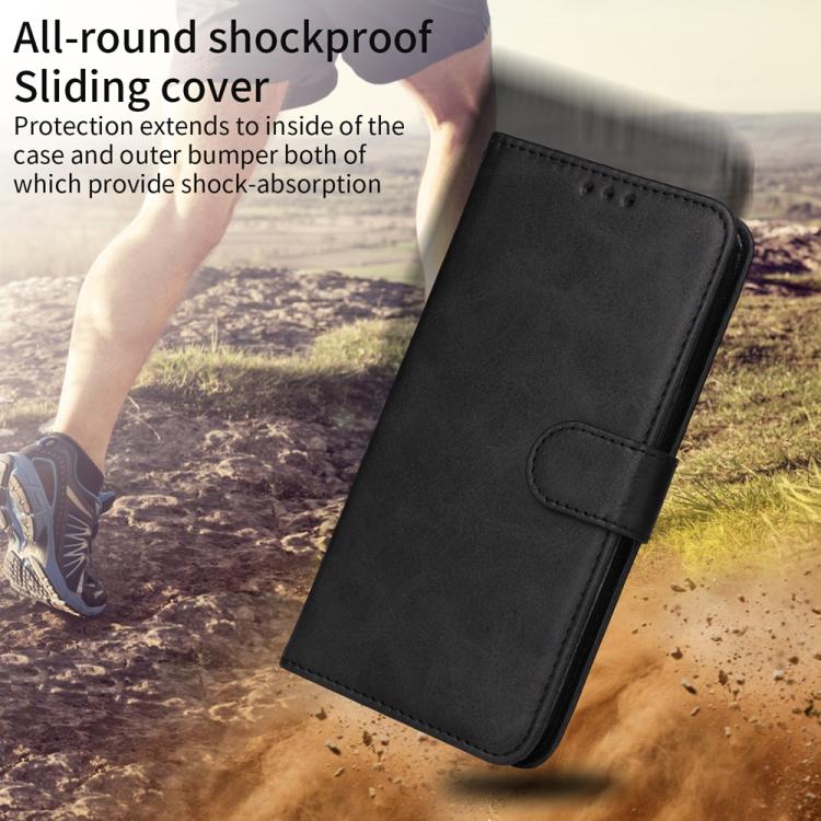 For iPhone 17 Pro Classic Calf Texture Flip Leather Phone Case