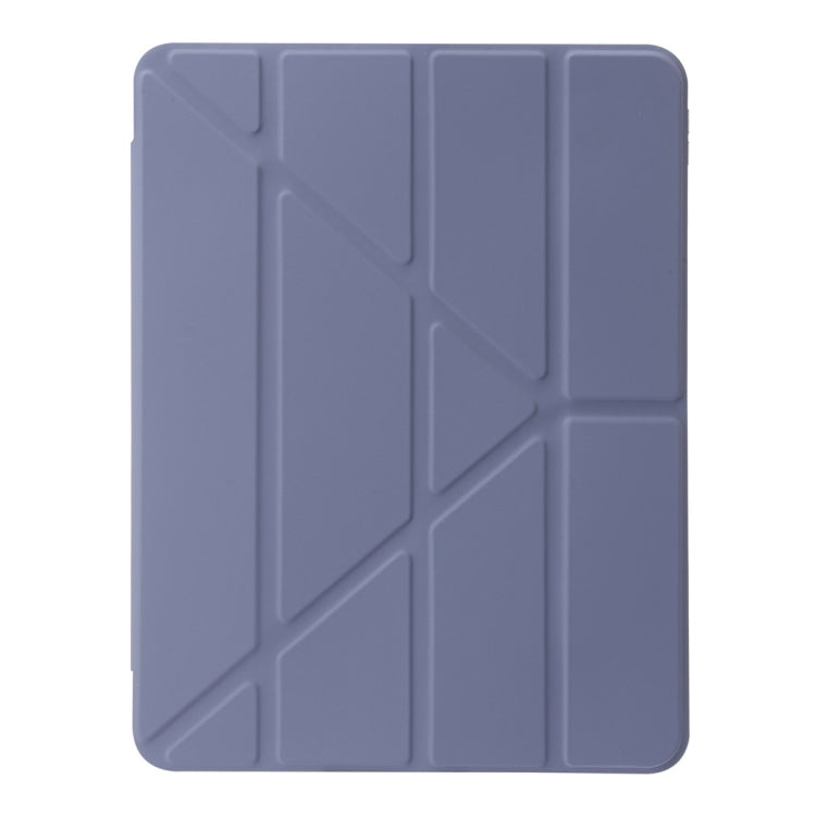 For iPad Pro 13 2025 / 2024 Clear Acrylic Deformation Leather Tablet Case