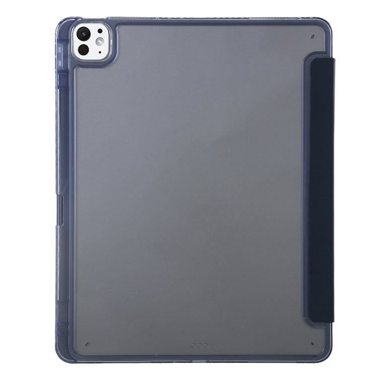 For iPad Pro 13 2025 / 2024 Clear Acrylic Deformation Leather Tablet Case