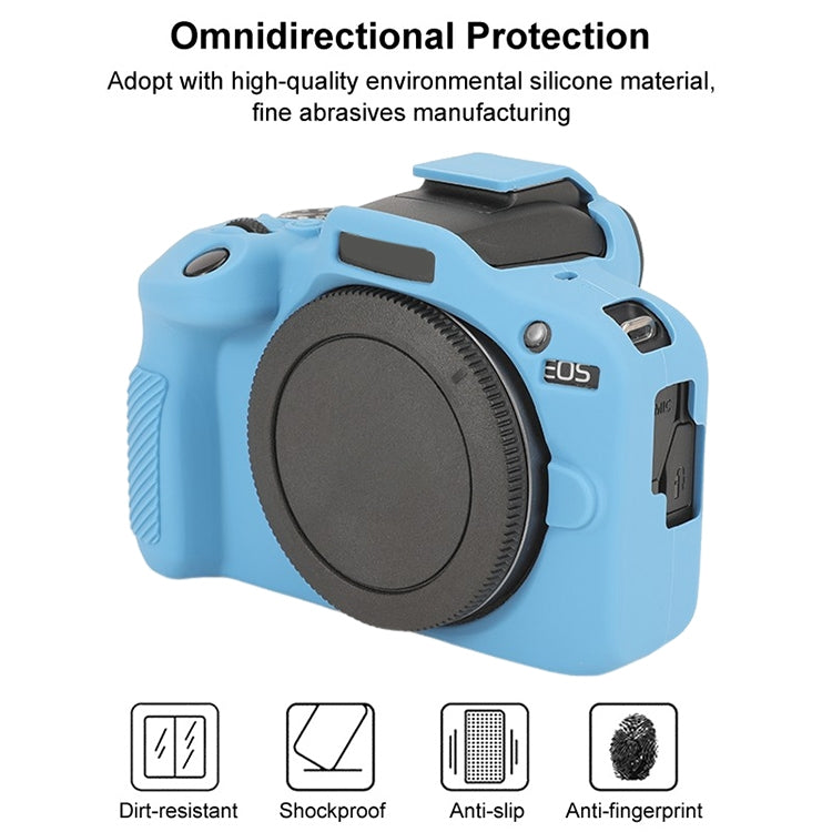 For Canon EOS R100 Glossy Soft Silicone Protective Case