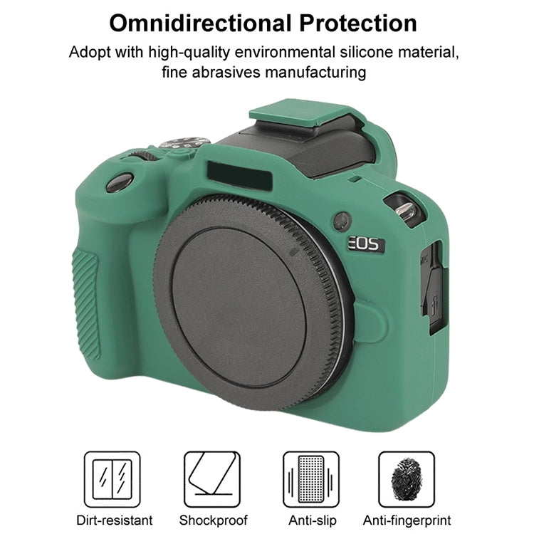 For Canon EOS R100 Glossy Soft Silicone Protective Case