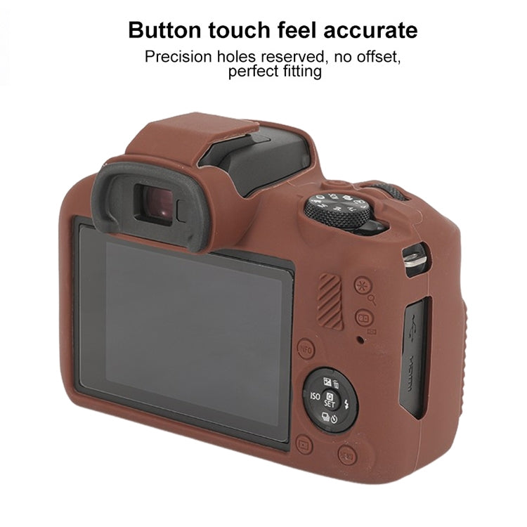 For Canon EOS R100 Glossy Soft Silicone Protective Case