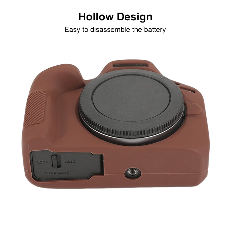 For Canon EOS R100 Glossy Soft Silicone Protective Case